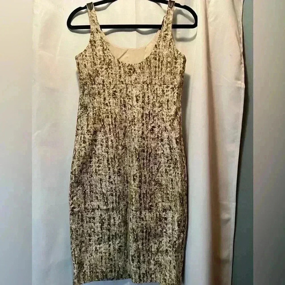 Michael Kors Sheath Dress Multi Brown Size 2 - Picture 2 of 6